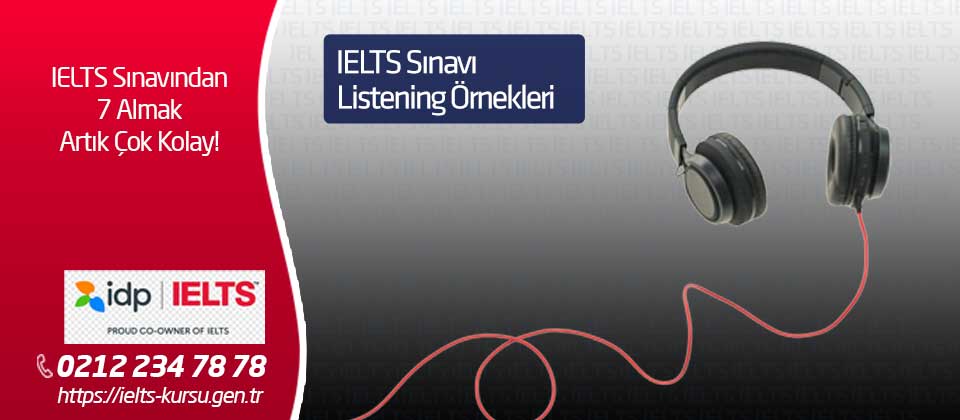 IELTS Listening Ornekleri